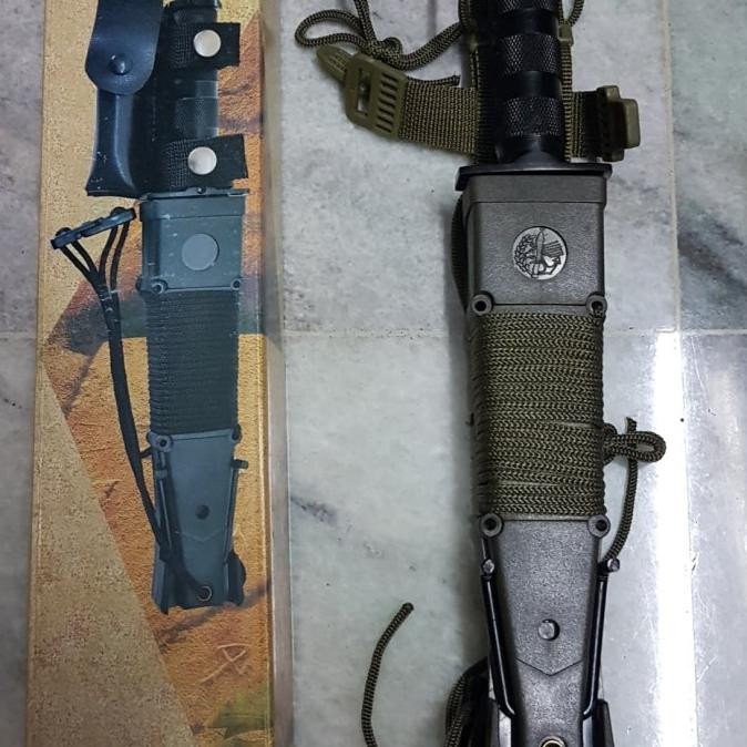 

Berkualitas pisau camping sangkur jungle king 2 JK II survival Knife