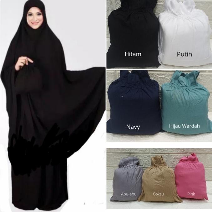 HOT SALE Mukena rayon super premium polos jumbo adem cantik bagus