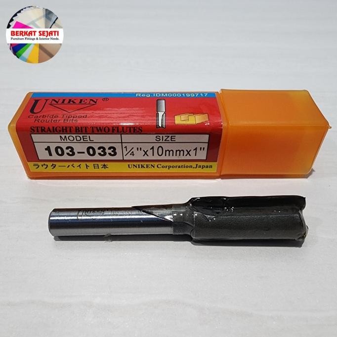 

Berkualitas Mata Profil Router Bits 103-033 (10mm) STRAIGHT BIT 2 MATA Pisau Hpl