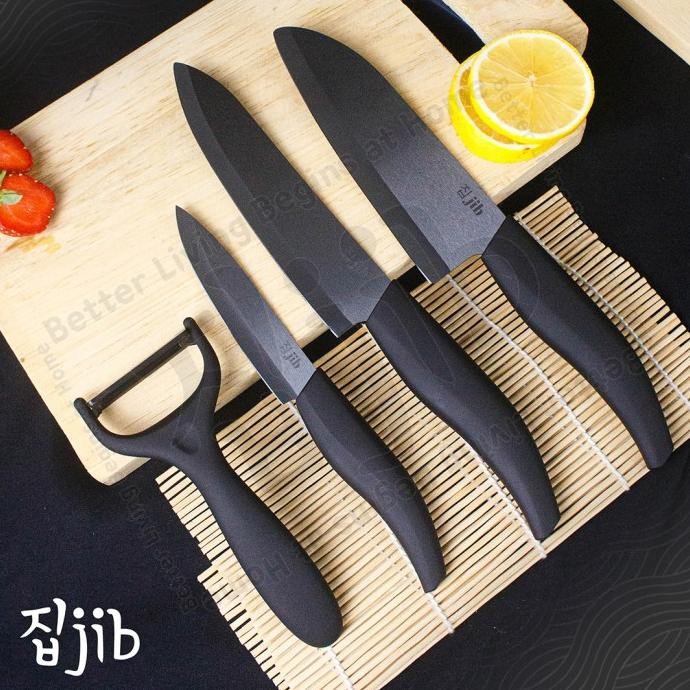 

Berkualitas JIB Ceramic Knife Set 3 + 1/ Pisau Set Keramik / Ceramic Cleaver Knive