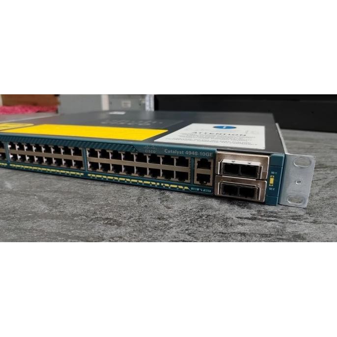 Switch Cisco 4948 WS-C4948-10GE 48 Port Managed Gigabit 2port 10Gb
