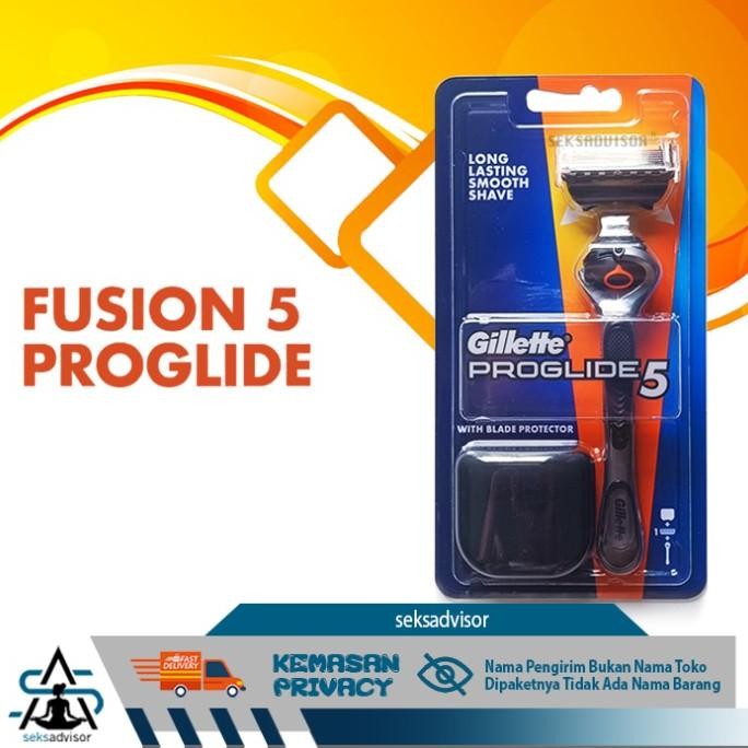 

Berkualitas GILLETTE FUSION 5 PROGLIDE. Razor Alat Cukur 5 Mata Pisau - 1 set