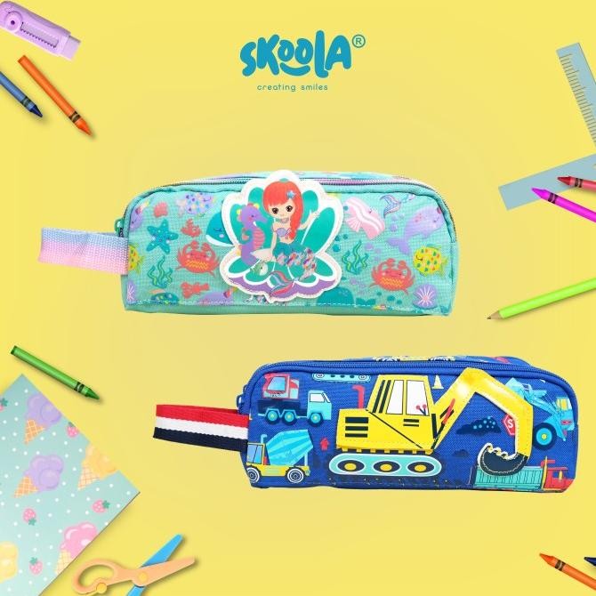 

Skoola Tempat Pensil Pencil Case Anak Perempuan Lucu Mermaid Excavator - Missy Original Dan Terpercaya