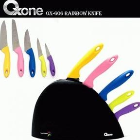 

Berkualitas Pisau Dapur Oxone - OX-606 Rainbow Set Cuci Gudang