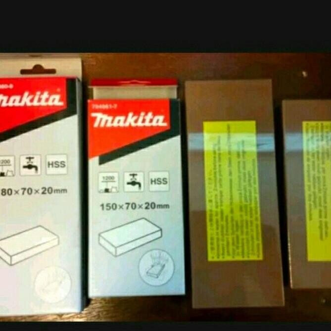

Berkualitas Batu Asahan Pisau MAKITA- Sharpening Stone Grit 1200- 150x70x20mm
