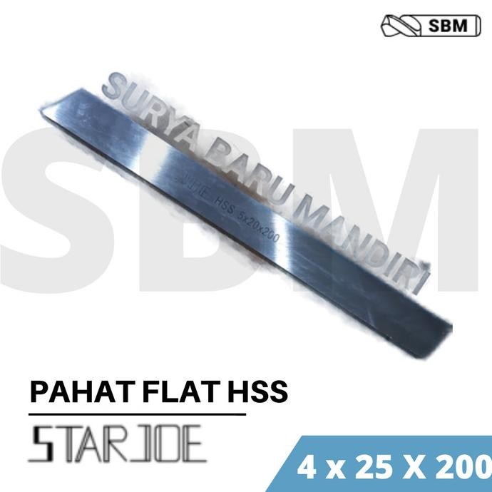 

Berkualitas PAHAT BUBUT FLAT HSS 4X25X200 / PISAU BUBUT / TOOL BIT JOE