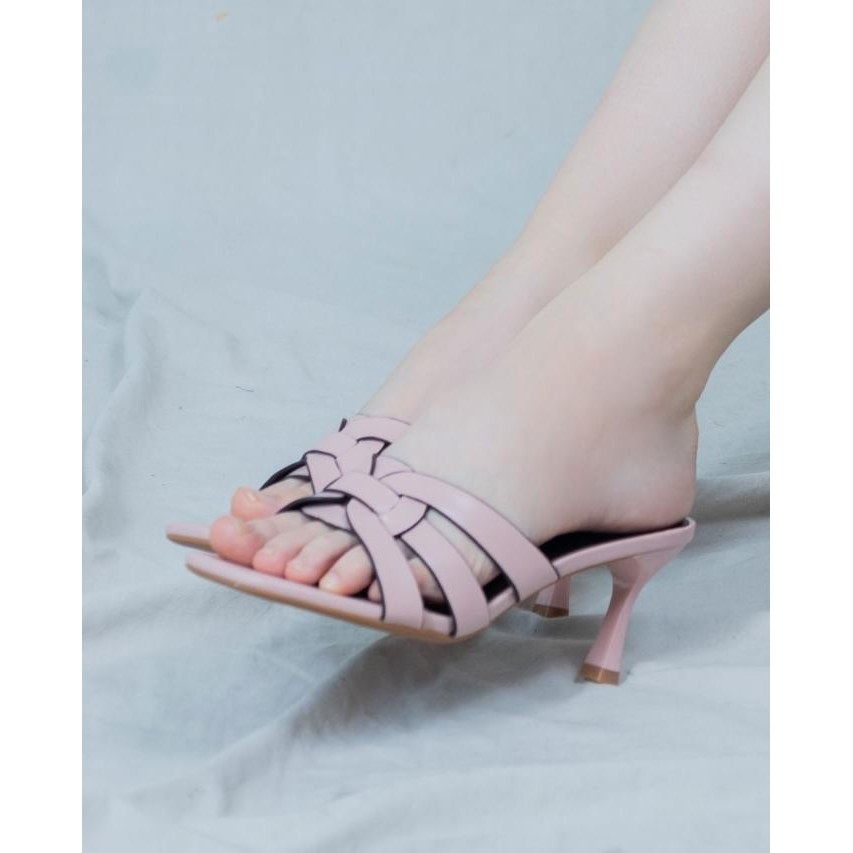 NCY SHOES SANDAL WANITA REBECCA HEELS 7CM WARNA PINK