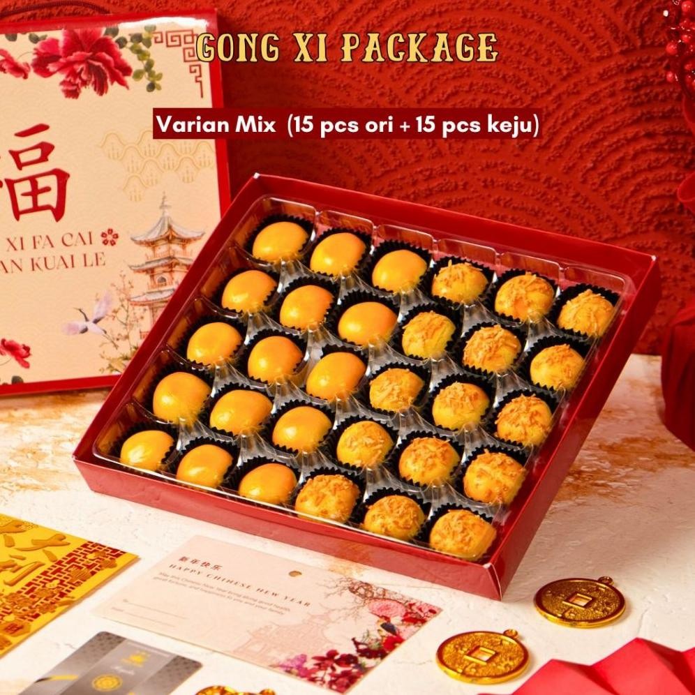 

Kue Nastar Premium / Nastar Gift Imlek [Gong Xi Package]