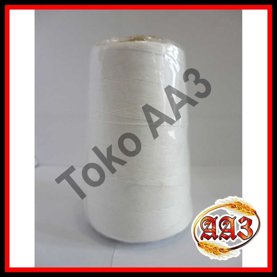 tokokarungaa3 Benang jahit karung plastik beras warna putih