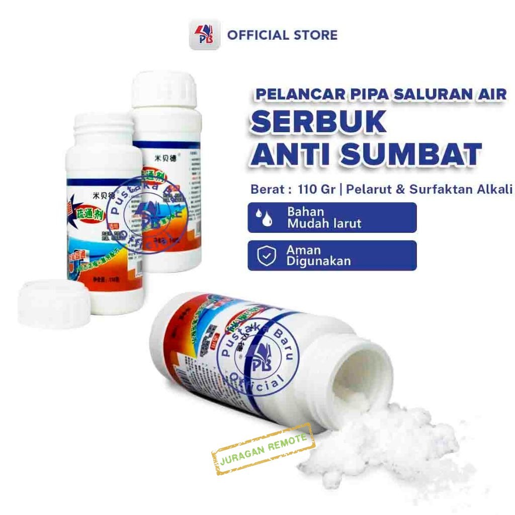 Soda api untuk wc mampet / Serbuk Anti Sumbat / Pelancar Pipa Wc Saluran Air Wastafel Mampet