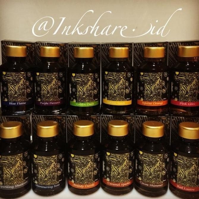 

NEW Diamine Shimmering Inks - Fountain Pen Ink / Tinta 50ml Botol