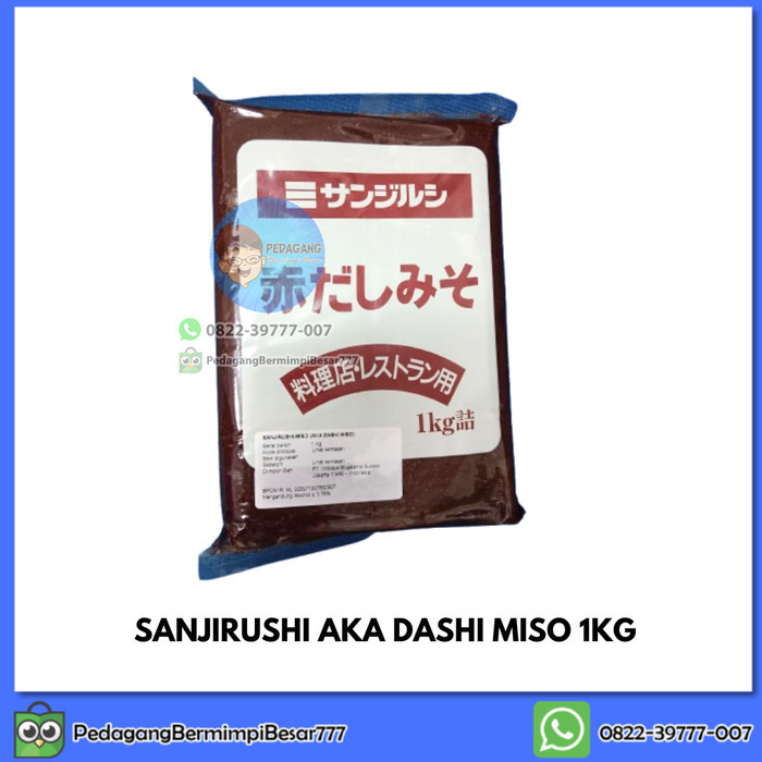 

Termurah Sanjirushi Akadashi Miso 1Kg Red Miso Aka Miso Miso Merah Ready