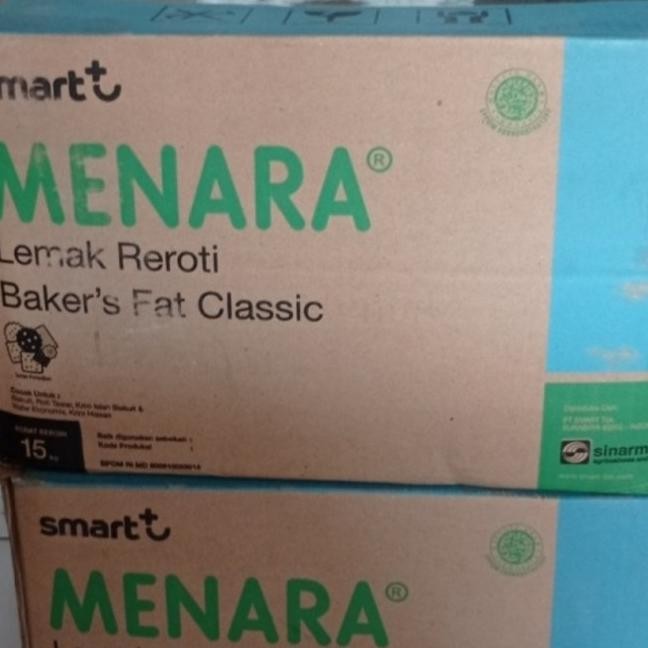 

Hortening Mentega Putih Menara 15 G Mart Halal Mui