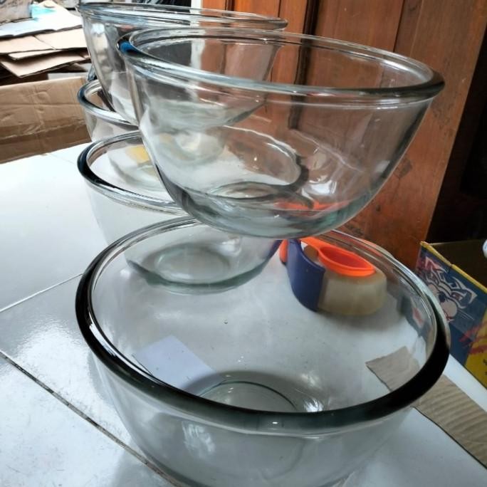 MANGKUK KACA 28CM/MIXING BOWL/ MANGKUK SAYUR /MANGKUK KACA BESAR