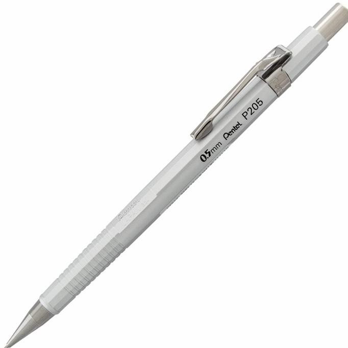

BEBAS ONGKIR - Pentel Sharp P205 0.5 Drafting Pencil - Silver