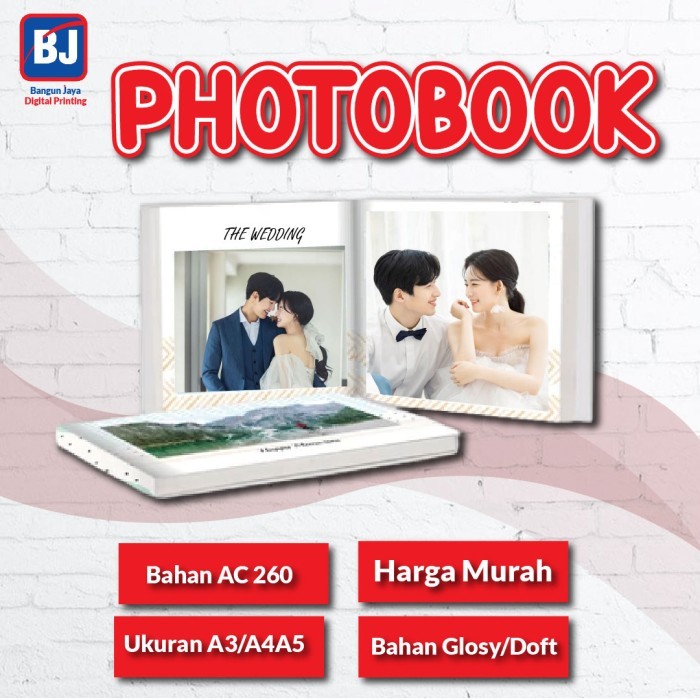 TERBARU Photobook Album Foto Custom 20 Halaman, Buku Album Foto Hardcover PROMO