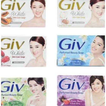 TERMURAH - Giv Sabun Batang Fassion Flowers [76 gr /72 pcs /1 karton ]ungu