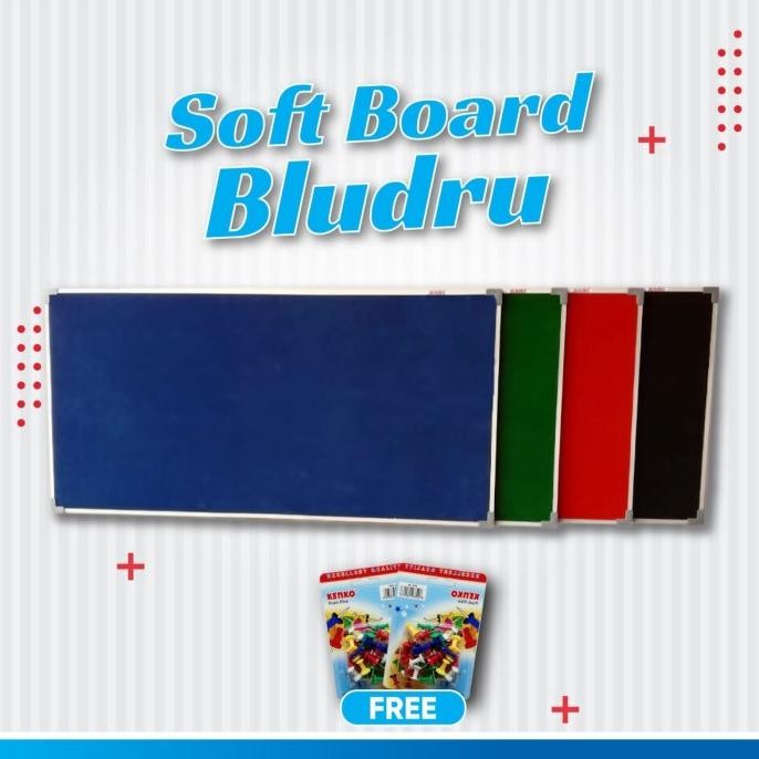 

TERLARIS - Softboard / papan mading bludru hanger uk 90x120 Cm