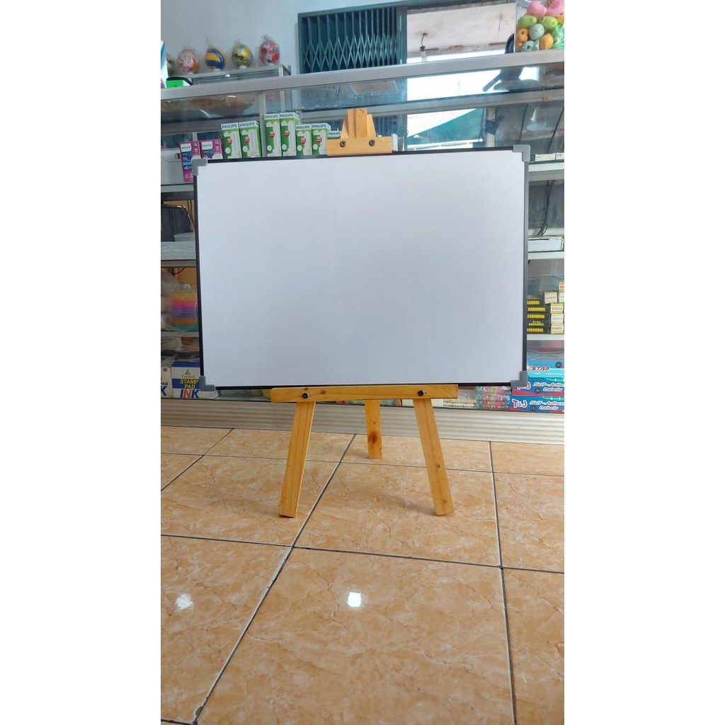 

TERBARU - Whiteboard Standing 50 x 70 cm