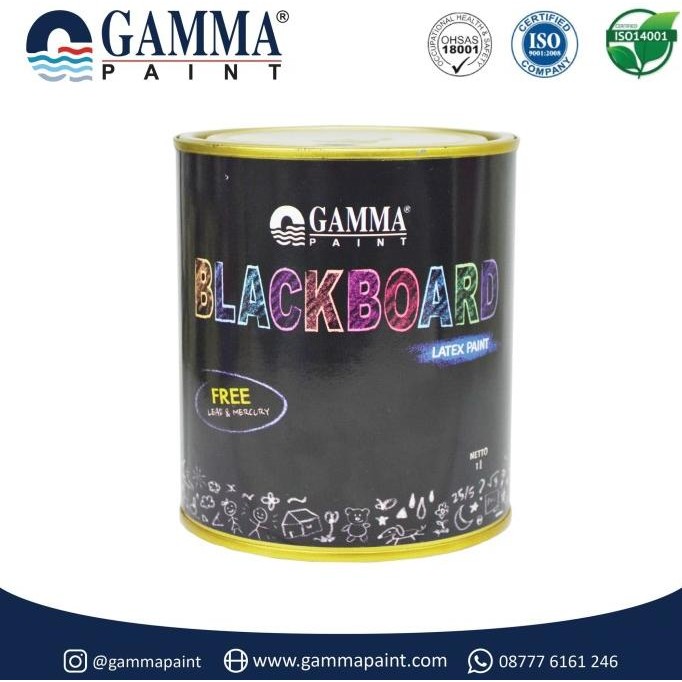

TERMURAH - Blackboard Paint - Mengubah Tembok Menjadi Papan Tulis Hitam