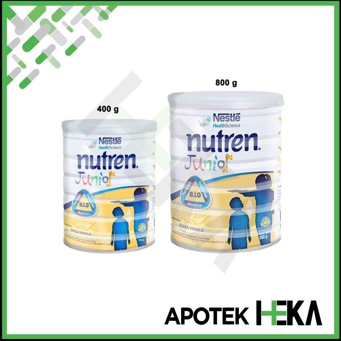 

Nutren Junior 400 G / 800 G - Susu Formula Pertumbuhan Bebas Laktosa