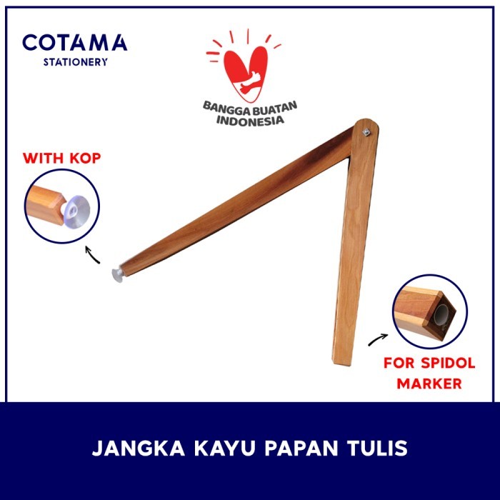 

Jangka Kayu Papan Tulis untuk Spidol dengan Kop