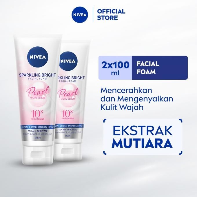 

TERSEDIA NIVEA FACIAL FOAM SPARKLING BRIGHT 100ML X2