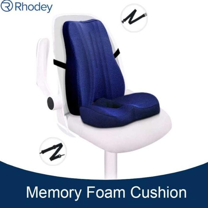 

TERSEDIA RHODEY BANTAL DUDUK ALAS KURSI KANTOR SEAT CUSHION MEMORY FOAM 2 PCS - D40