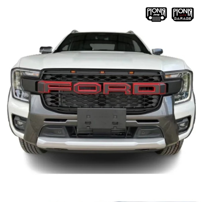 Grille With Led Ford Ranger 2023+ Grill Dengan Lampu LED Ford Ranger 2023+ Grille With Led Ford