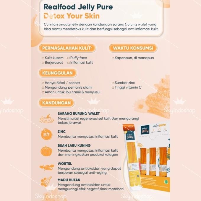 

Realfood Jelly Kolagen ( cemilan ala korea sarang burung walet ) [terbaik]