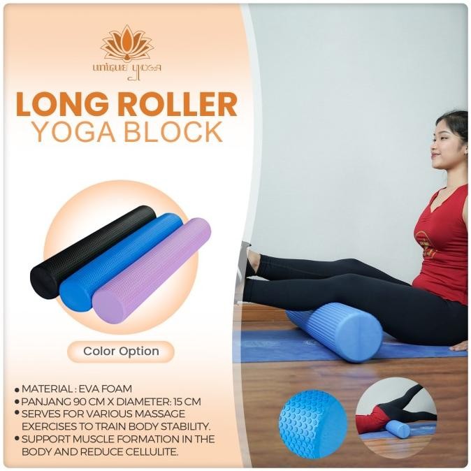 

TERSEDIA FOAM ROLLER YOGA FITNESS / EVA FOAM YOGA MASSAGE FITNESS ROLLER