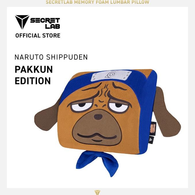 

TERSEDIA SECRETLAB MEMORY FOAM LUMBAR PILLOW - NARUTO SHIPPUDEN PAKKUN EDITION