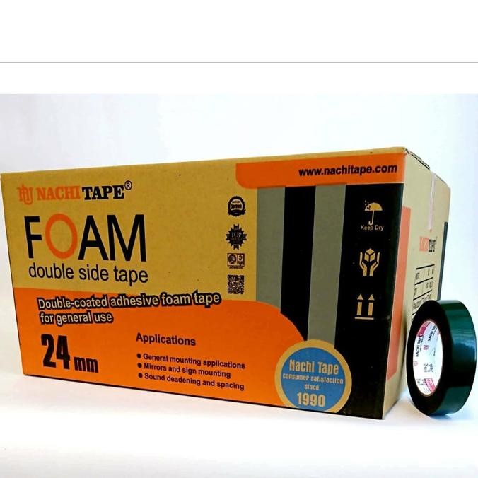 

TERSEDIA (DUS) NACHI DOUBLE SIDE FOAM DOUBLE TAPE BUSA 24 MM X 5 METER HIJAU