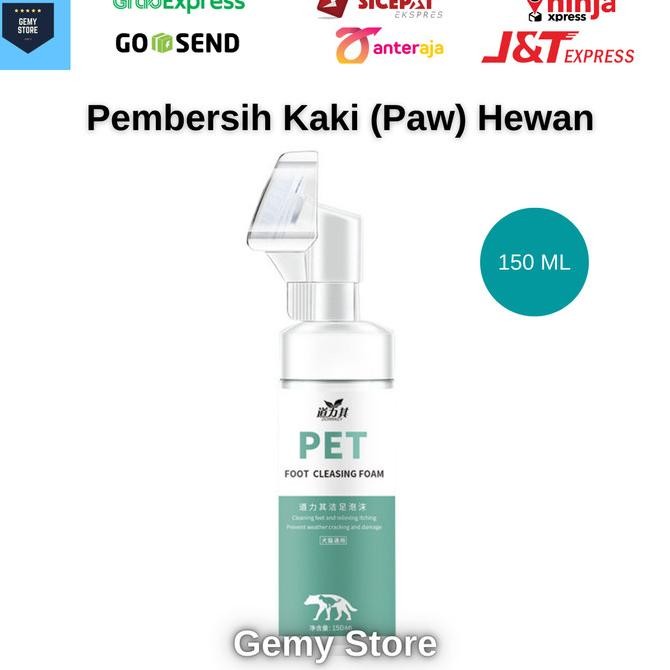 

TERSEDIA SIKAT BUSA PEMBERSIH TELAPAK KAKI ANJING KUCING PAW CLEANING FOAM