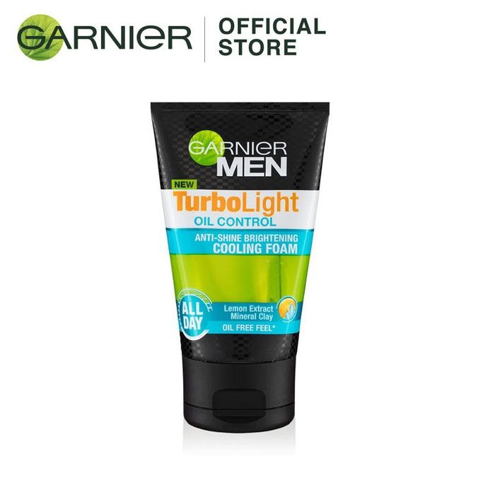 

TERSEDIA GARNIER MEN OIL CONTROL FACIAL CLEANSER COOLING FOAM 100 ML