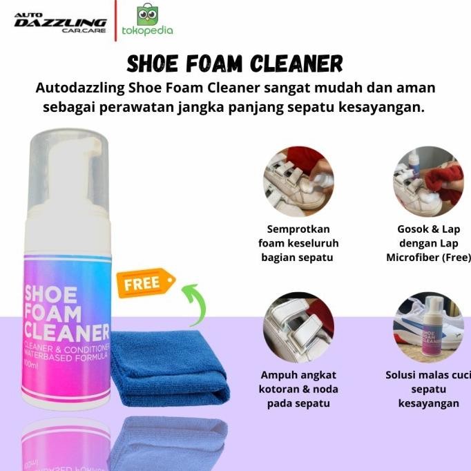 

TERSEDIA FOAM PEMBERSIH SEPATU PUTIH SNEAKER TAS PRAKTIS SHOES FOAM CLEANER