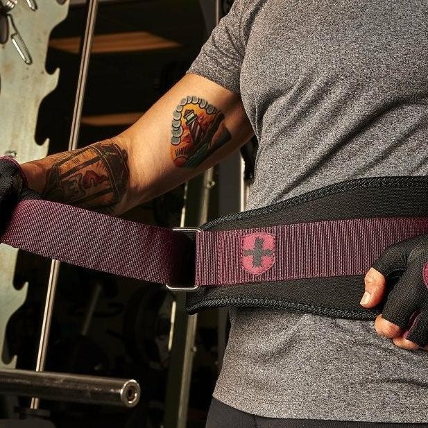 

TERSEDIA HARBINGER WOMEN'S 5" FOAM CORE WEIGHT LIFTING BELT - BLACK/MERLOT