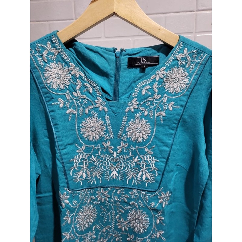 Preloved Blouse Muslim Tunik Kaftan