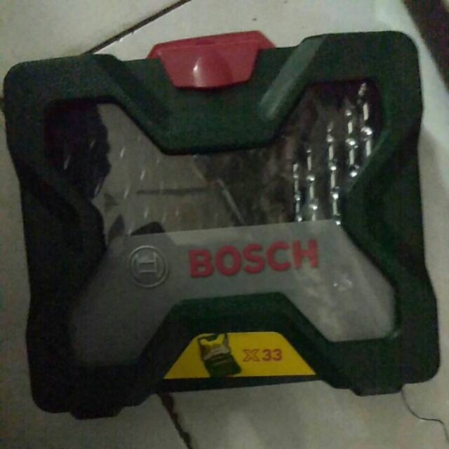 Mata bor besi + beton bosch mixed set 33 pcs mata bor besi beton