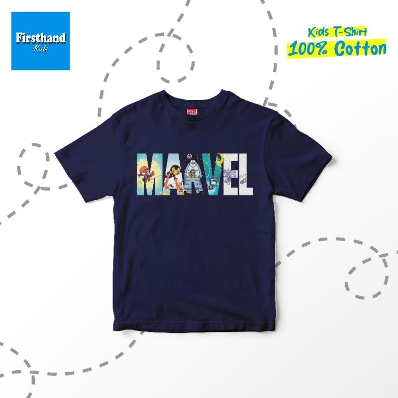 Kaos Marvel Original Baju Atasan Karakter Distro Anak Baju Marvel