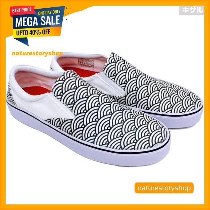 SEPATU SLIP ON SHOES CASUAL SEIGA - KIZARU BEBAS ONGKIR 