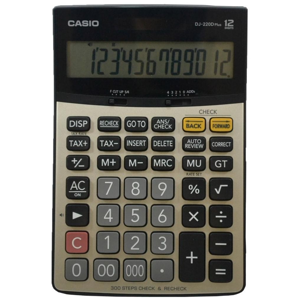 

TERLARIS - Kalkulator Casio DJ-220D Plus Calculator 12 Digit Original