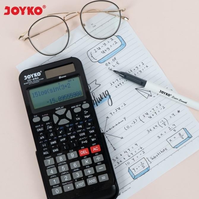 

BEBAS ONGKIR - JOYKO CC-29A ~ Kalkulator Sekolah / Scientific Calculator Kuliah CC29A