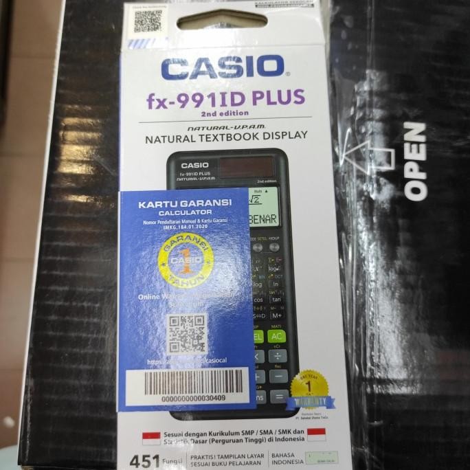 

TERBARU - Casio Calculator Scientific FX 991 ID PLUS 2nd edition