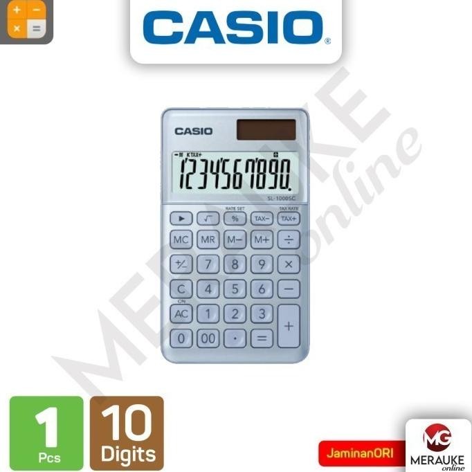 

NEW Calculator CASIO SL-1000SC Colorful