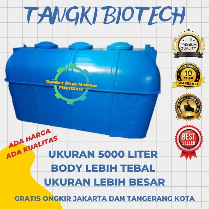 TERBARU septictank biotech, biofill, biotek 5000 liter