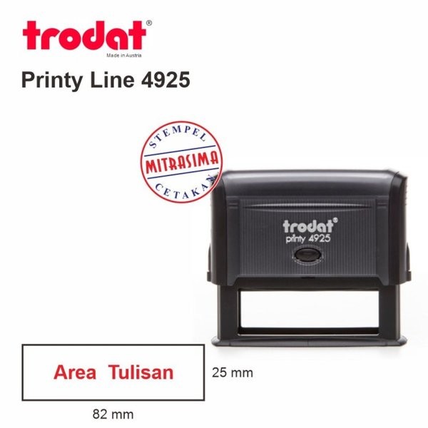 

Terlaris Stempel Trodat 4925 - Model Persegi New