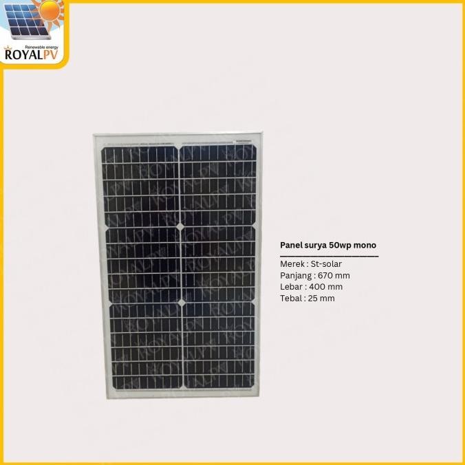 Panel surya 50wp, solar panel 50wp, solar cell 50wp