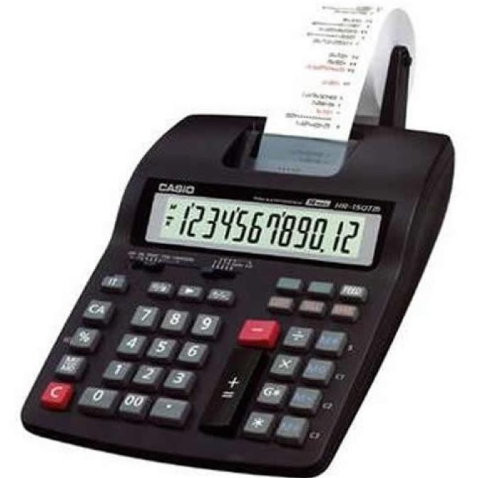 

TERLARIS - KALKULATOR CASIO HR 150TM PRINTING 12 Digit / PRINT CALCULATOR HR150TM
