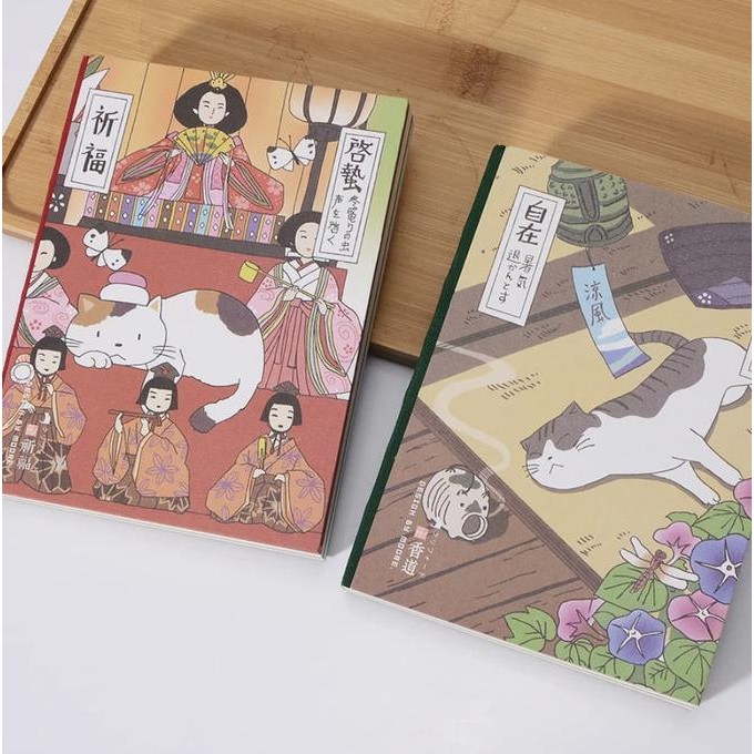 

PREMIUM CUTE JAPANESE CAT MINI NOTE BOOK JA6 JOURNAL AGENDA TRAVEL
